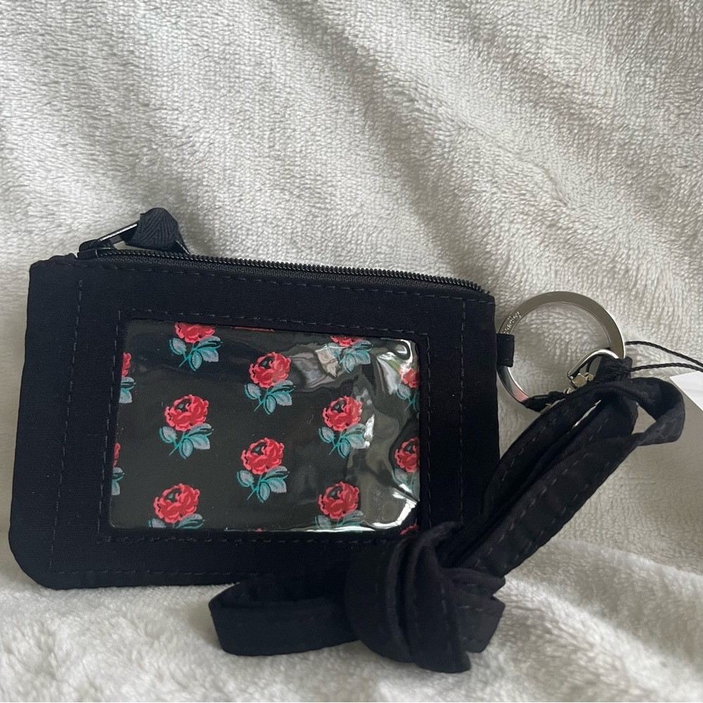 Zip ID & Lanyard- Classic Black